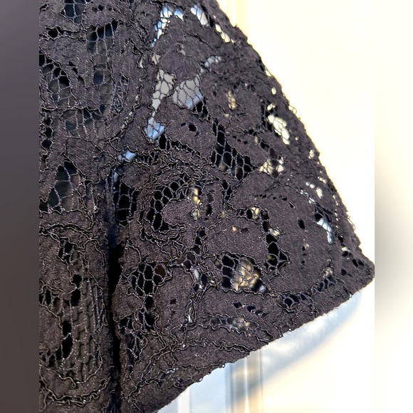 Ann Taylor Navy Blue Lace Dress Size 6 - Picture 4 of 9